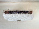 Pochette Metis Empreinte Creme / chocolate braided