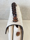 Pochette Metis Empreinte Creme / chocolate braided