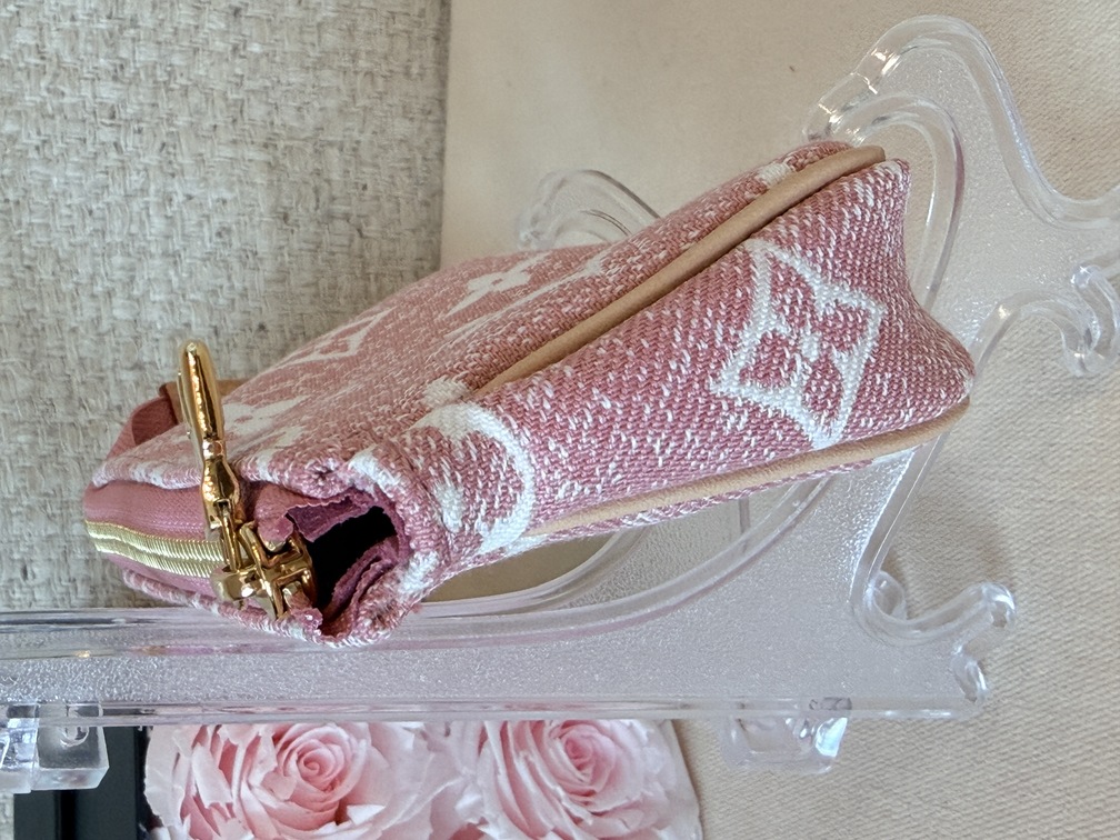 Micro Pochette DENIM rose