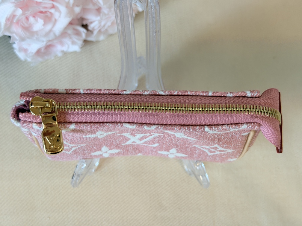Micro Pochette DENIM rose