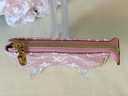 Micro Pochette DENIM rose