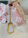 Micro Pochette DENIM rose