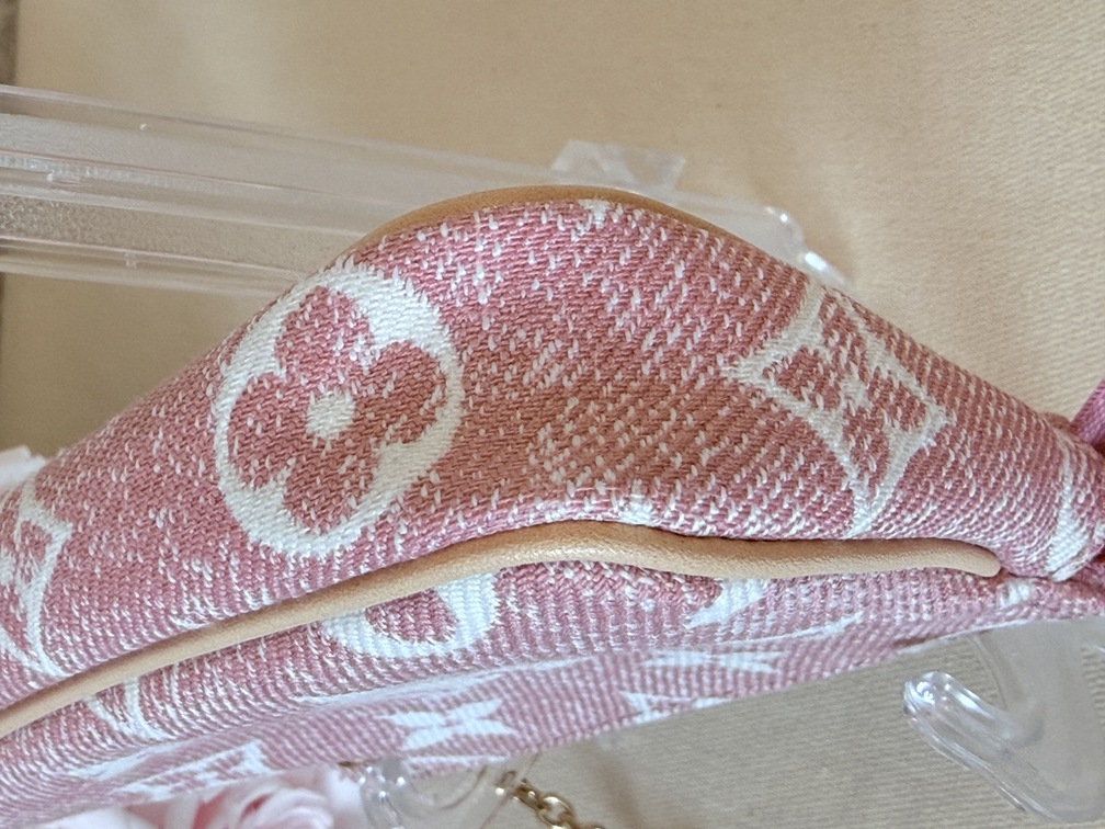 Micro Pochette DENIM rose