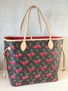 Neverfull MM LV x TM cerise
