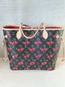 Neverfull MM LV x TM cerise