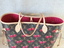 Neverfull MM LV x TM cerise