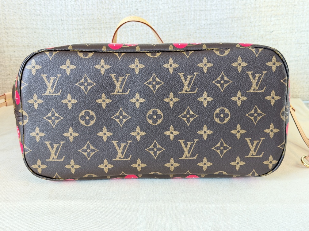 Neverfull MM LV x TM cerise