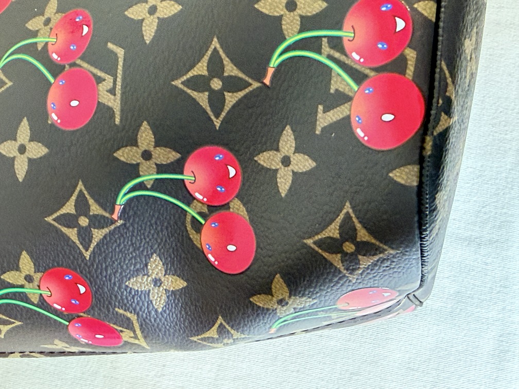 Neverfull MM LV x TM cerise