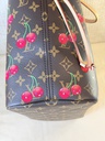 Neverfull MM LV x TM cerise
