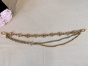 Taschenschmuck Taschenkette Flowers double