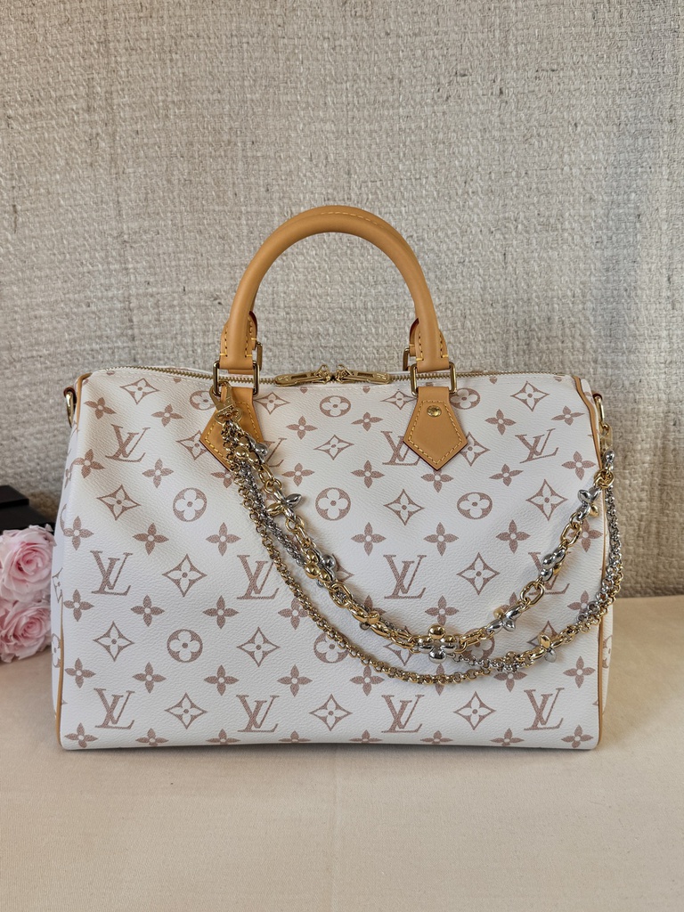 Taschenschmuck Taschenkette Flowers double
