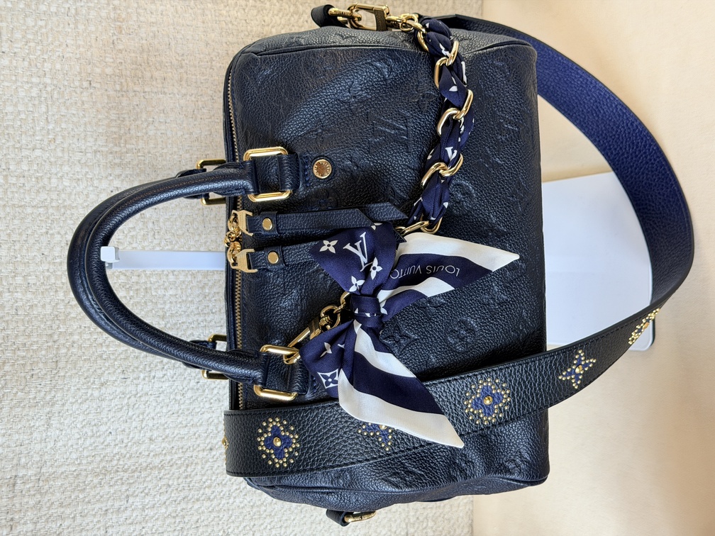 Taschenschmuck Handyschlaufe LV Silhouette blau