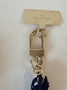 Taschenschmuck Handyschlaufe LV Silhouette blau