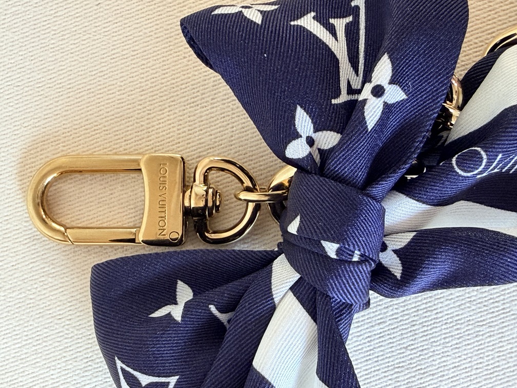Taschenschmuck Handyschlaufe LV Silhouette blau