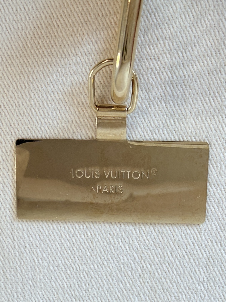 Taschenschmuck Handyschlaufe LV Silhouette blau