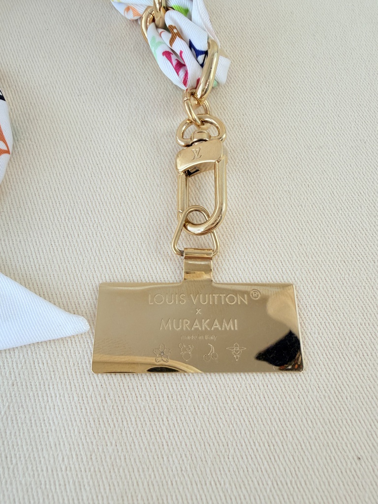 Taschenschmuck Phonehalter Foulard LV x TM