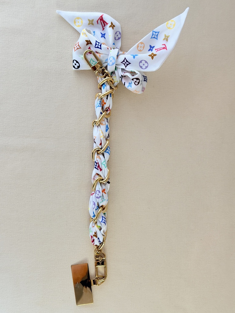 Taschenschmuck Phonehalter Foulard LV x TM