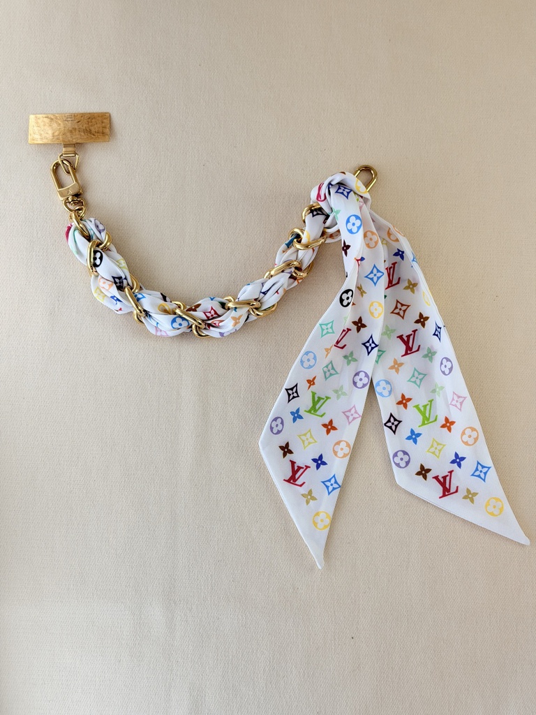 Taschenschmuck Phonehalter Foulard LV x TM
