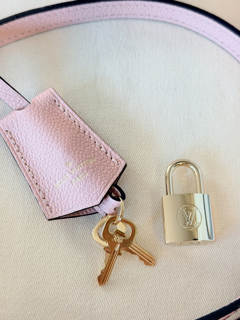 Speedy 20 Bandouliere Empreinte Rose Poudre