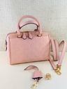 Speedy 20 Bandouliere Empreinte Rose Poudre