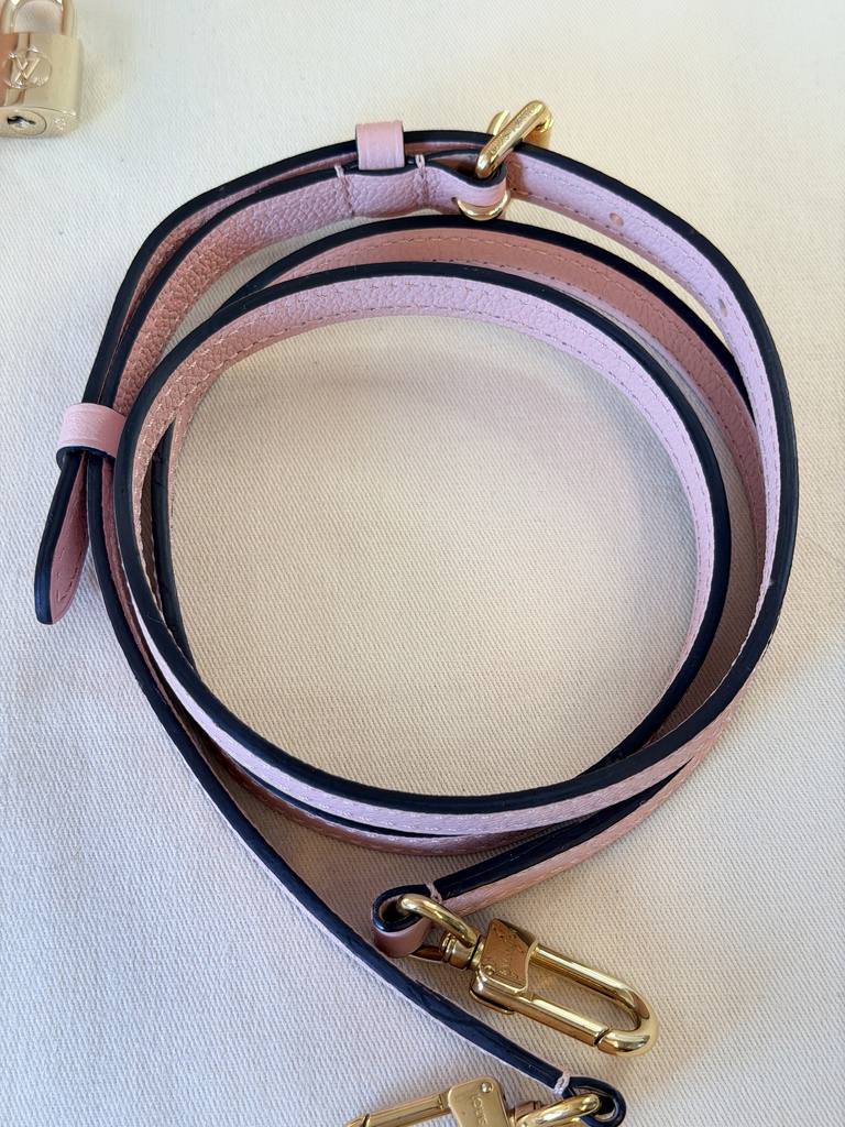 Speedy 20 Bandouliere Empreinte Rose Poudre