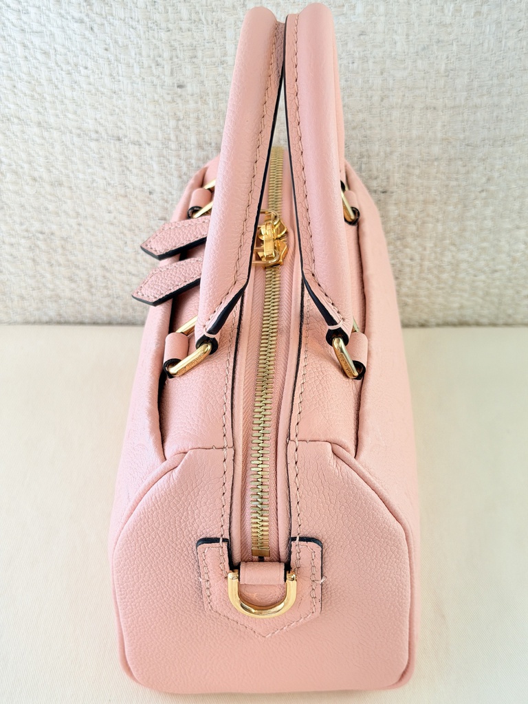 Speedy 20 Bandouliere Empreinte Rose Poudre