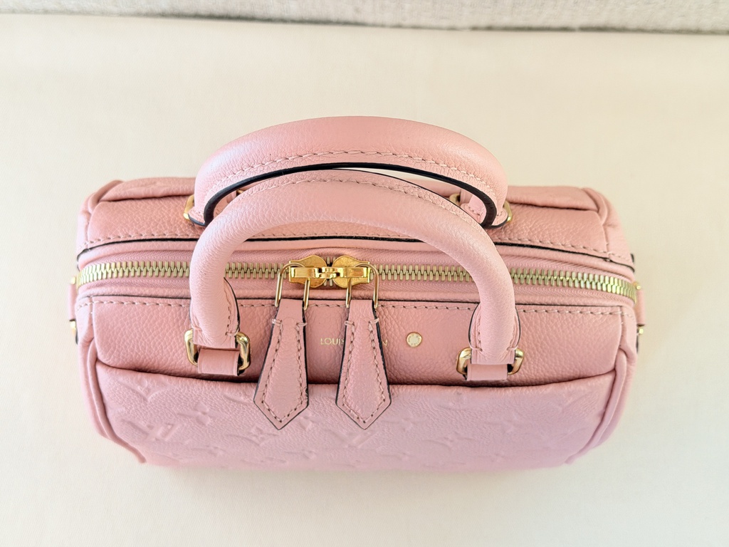 Speedy 20 Bandouliere Empreinte Rose Poudre