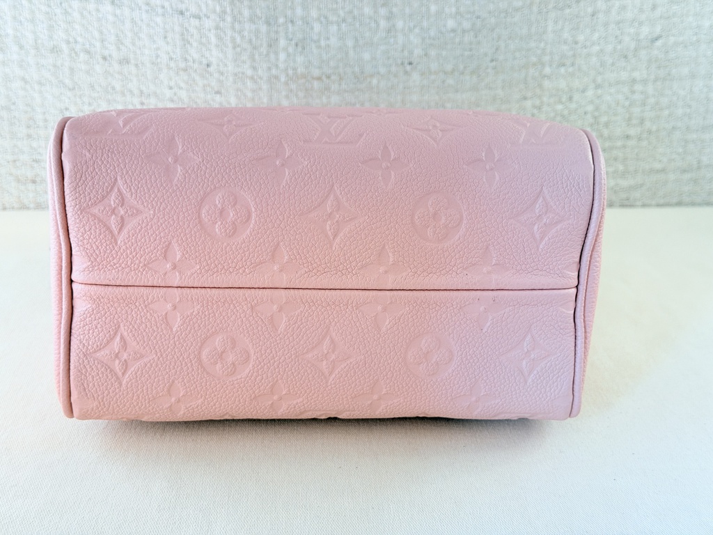 Speedy 20 Bandouliere Empreinte Rose Poudre