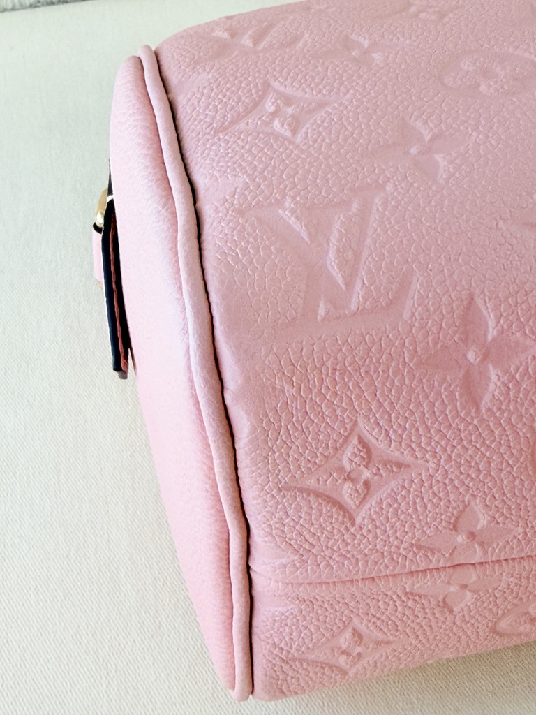 Speedy 20 Bandouliere Empreinte Rose Poudre