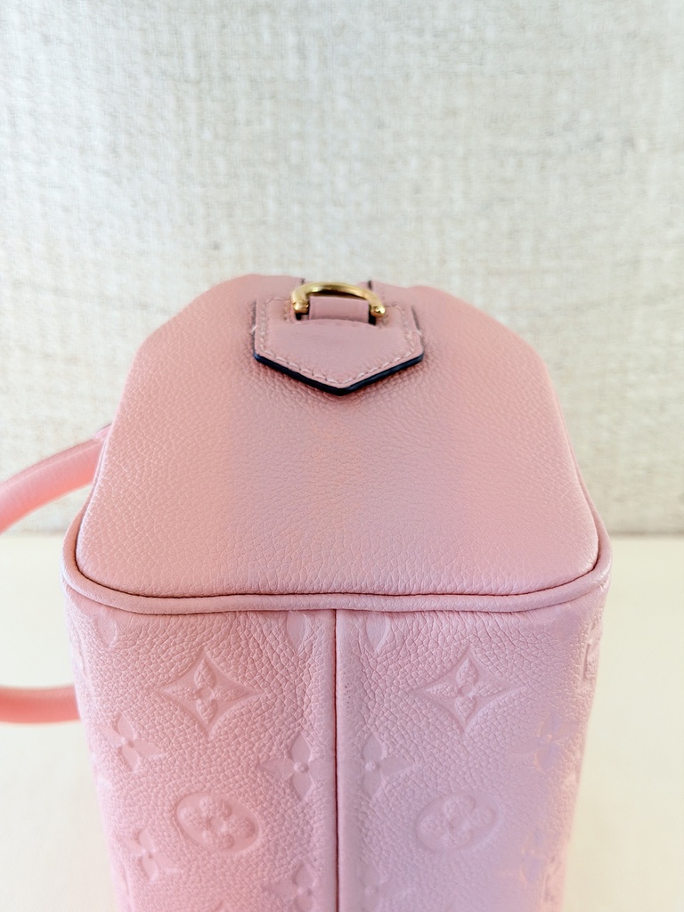 Speedy 20 Bandouliere Empreinte Rose Poudre