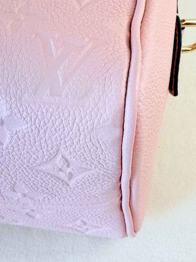 Speedy 20 Bandouliere Empreinte Rose Poudre