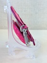 Taschenschmuck bagcharm Krabbe pink