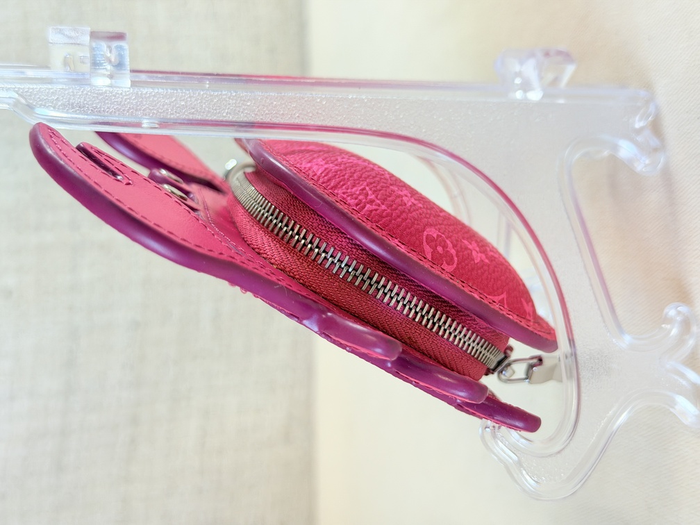 Taschenschmuck bagcharm Krabbe pink