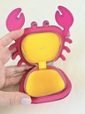 Taschenschmuck bagcharm Krabbe pink