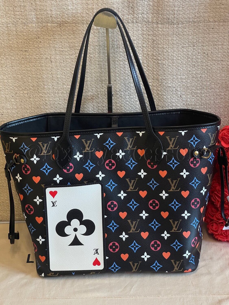 Neverfull MM Game On schwarz