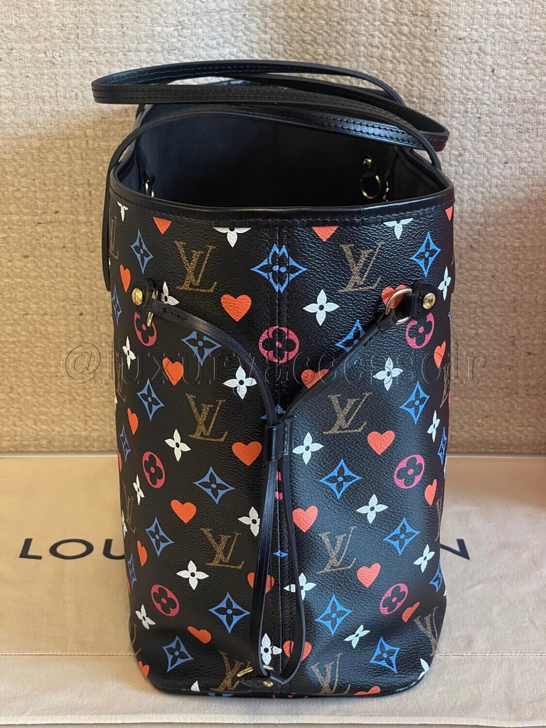 Neverfull MM Game On schwarz