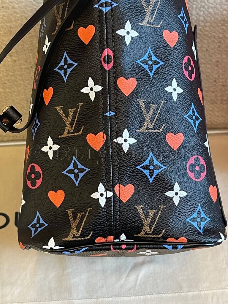 Neverfull MM Game On schwarz