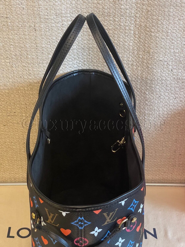 Neverfull MM Game On schwarz