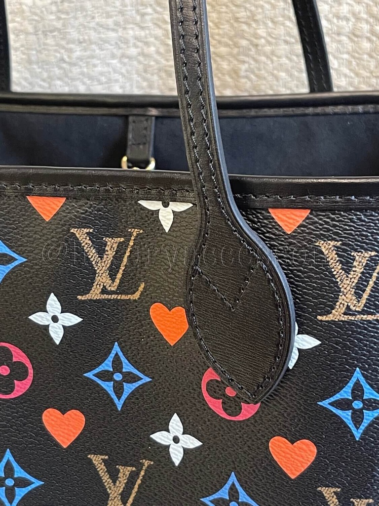 Neverfull MM Game On schwarz
