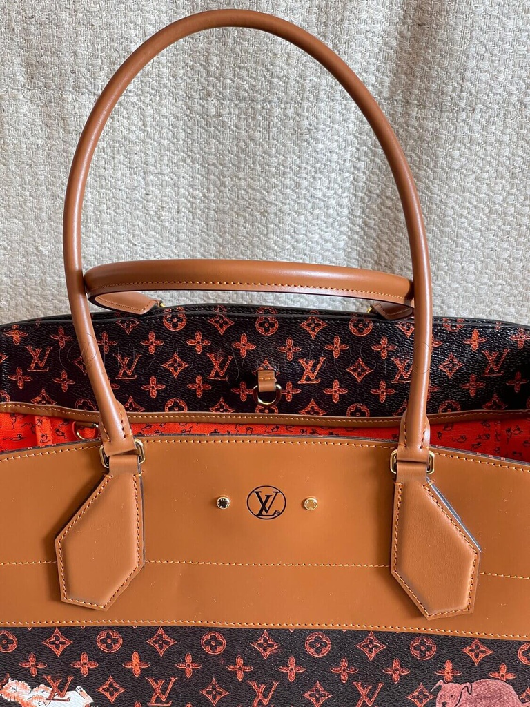 Louis Vuitton x Grace Coddington Limited Edition Catogram City Steamer XXL  – myGemma