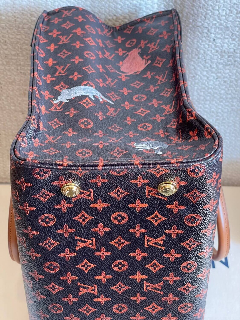 Louis Vuitton Limited Edition Catogram City Steamer Cabas XXL Bag