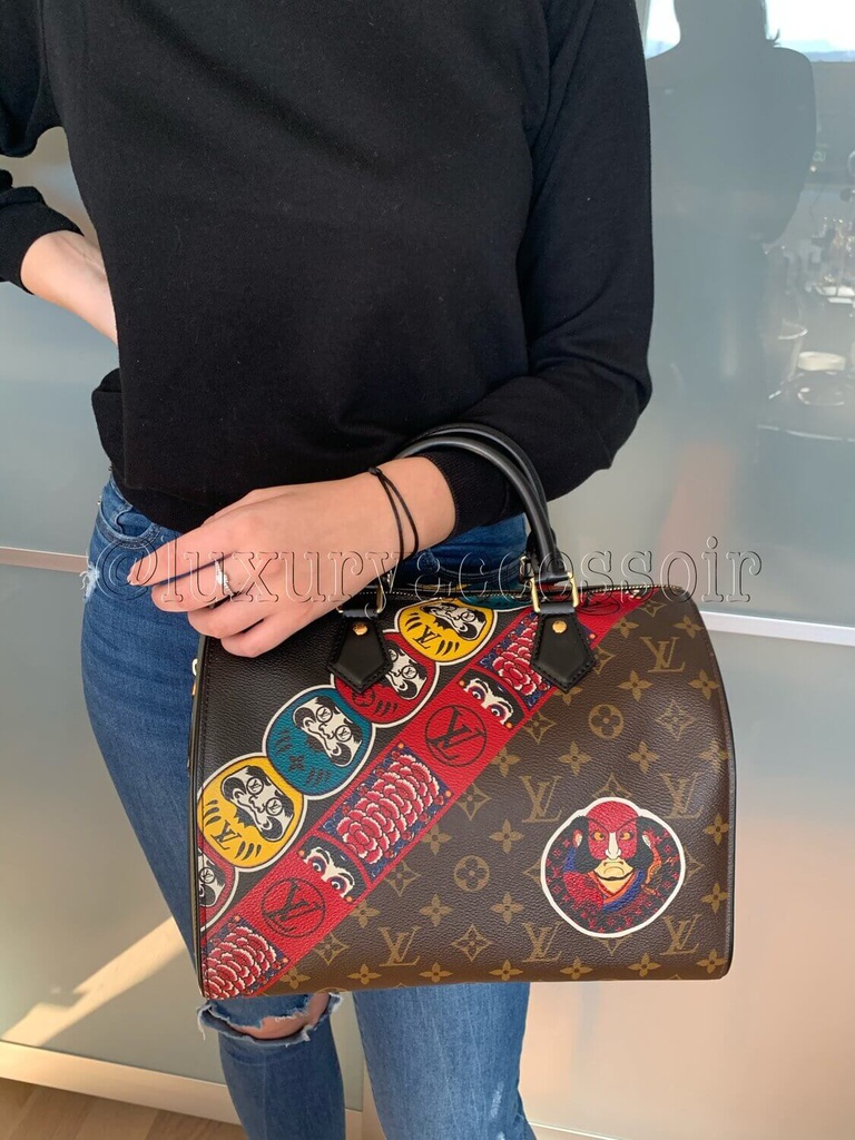 100% Original Louis Vuitton Speedy 30 Kabuki Preloved Designer