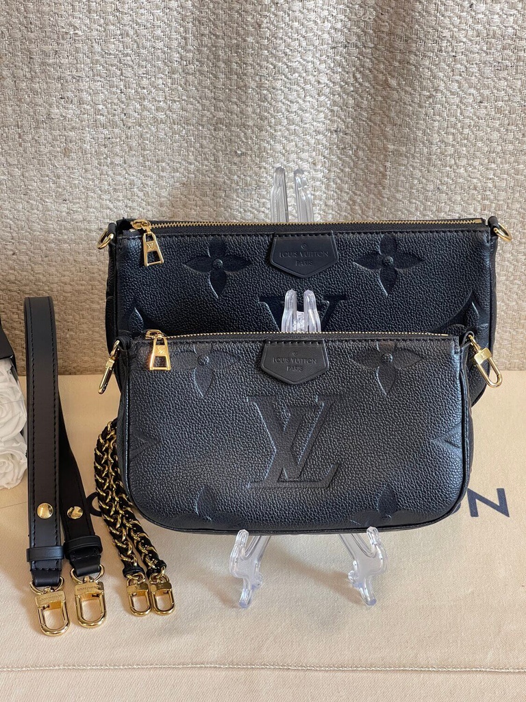 Multi Pochette Accessoires Empreinte black