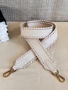 Bandouliere Gurt Capucine braided creme