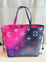 Neverfull MM Spring in the City Midnight fuchsia