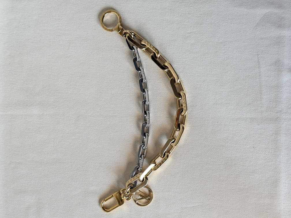 Taschenschmuck Edge gold silber