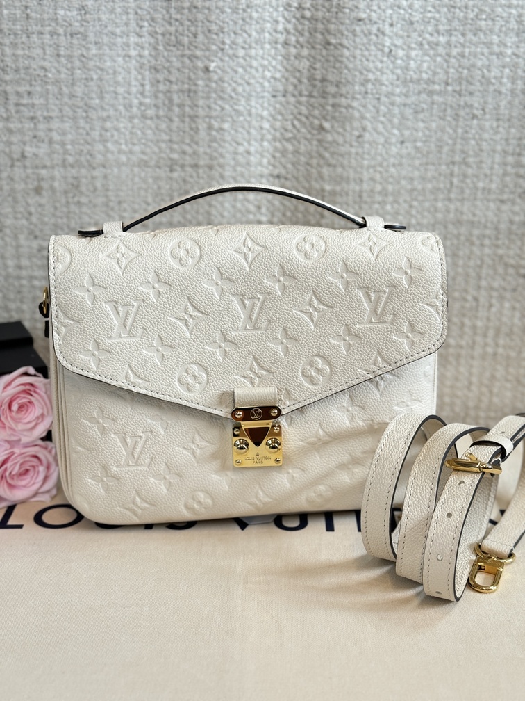 Pochette Metis Empreinte creme