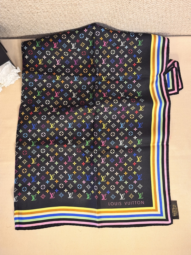 Tuch Multicolor schwarz
