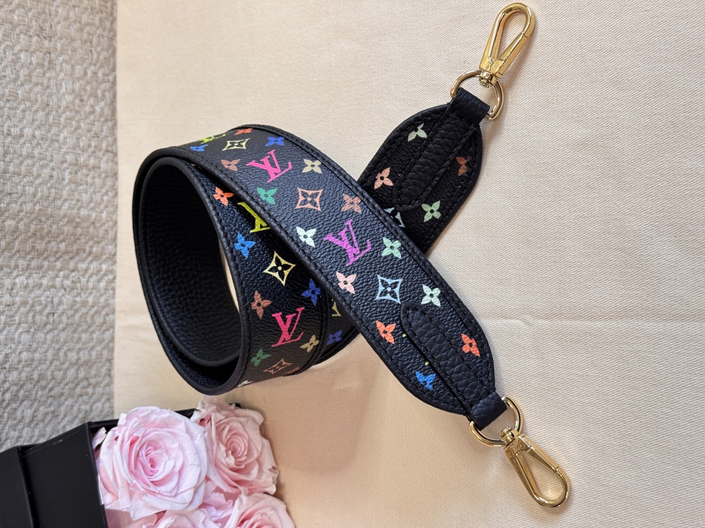 Bandouliere Gurt Multicolor schwarz