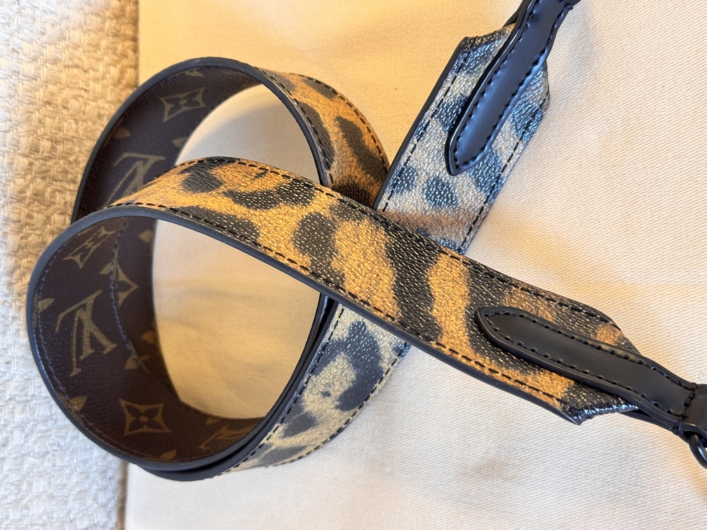Bandouliere strap Mono Leo Animal print